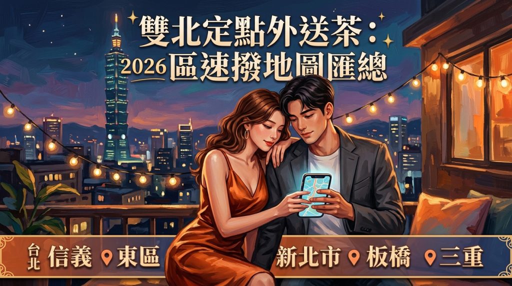 雙北定點外送茶：2026 全區速撥地圖匯總
