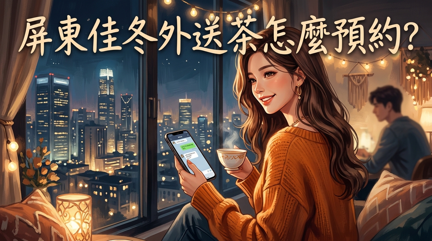 屏東佳冬外送茶怎麼預約?