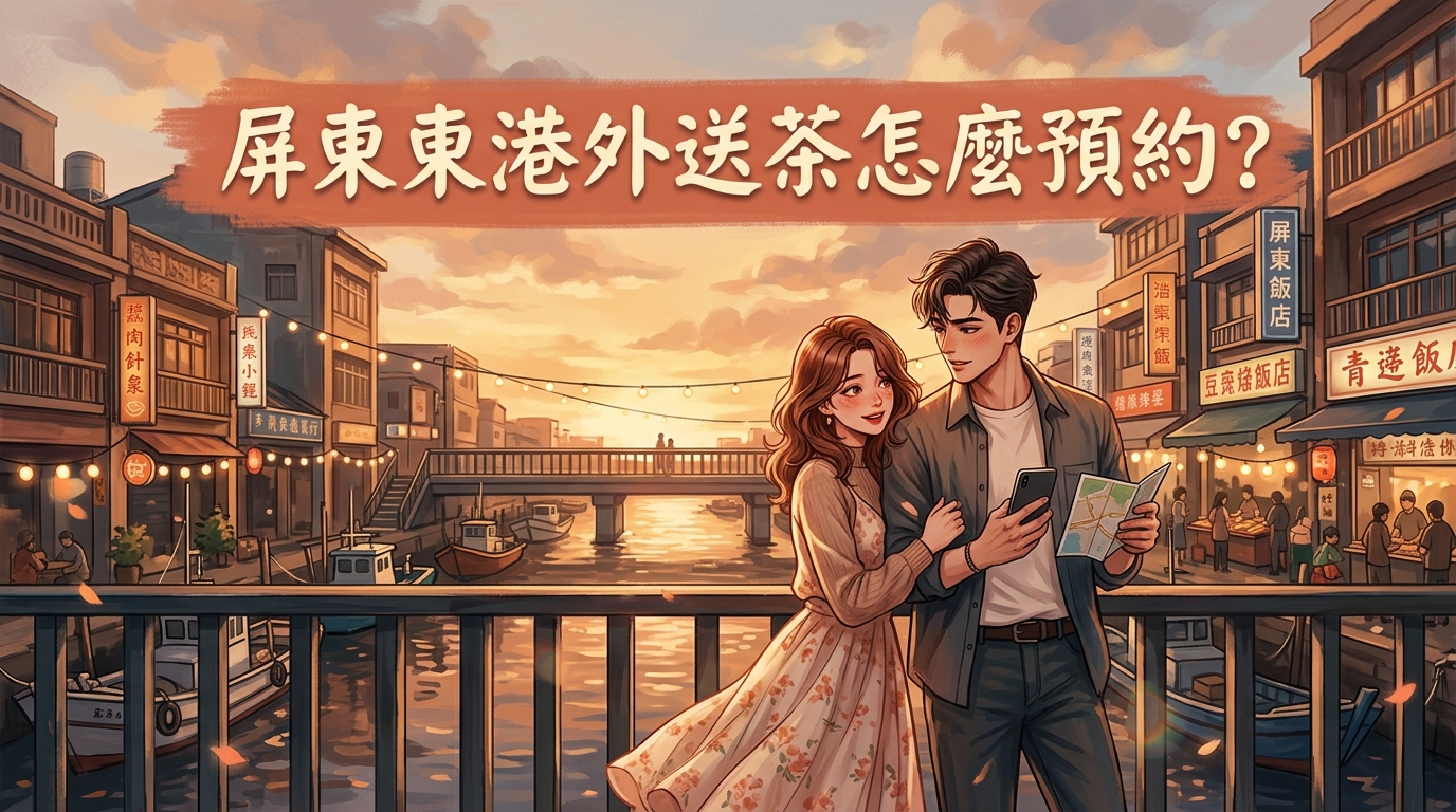 屏東東港外送茶怎麼預約?