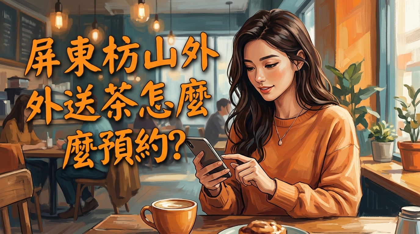 屏東枋山外送茶怎麼預約?