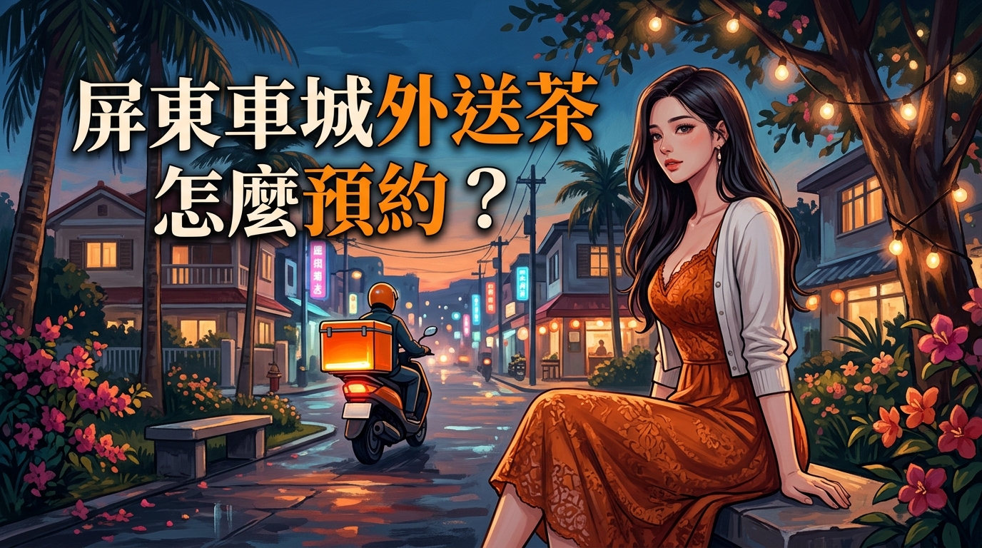 屏東車城外送茶怎麼預約?