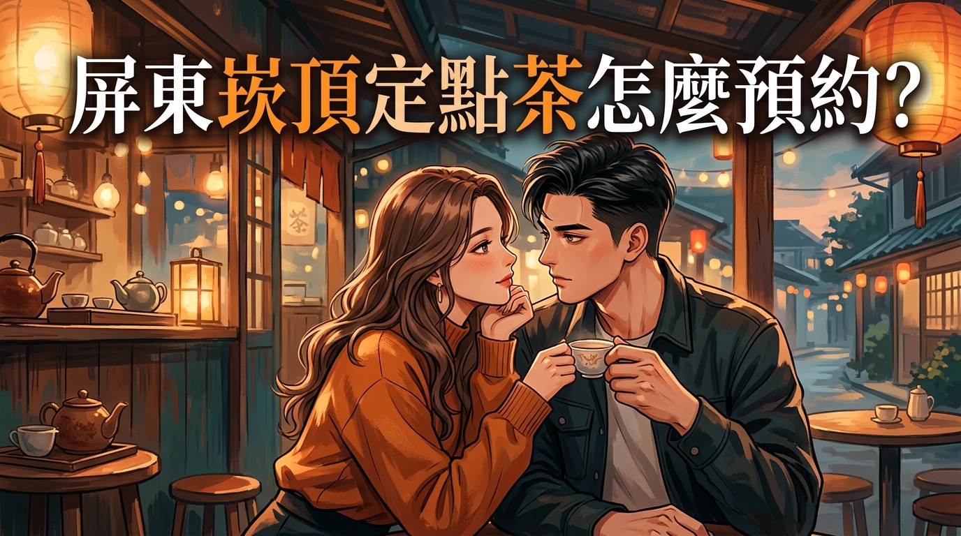 屏東崁頂定點茶怎麼預約?