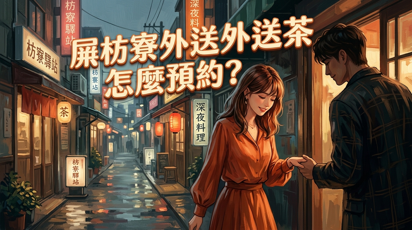 屏東枋寮外送茶怎麼預約?