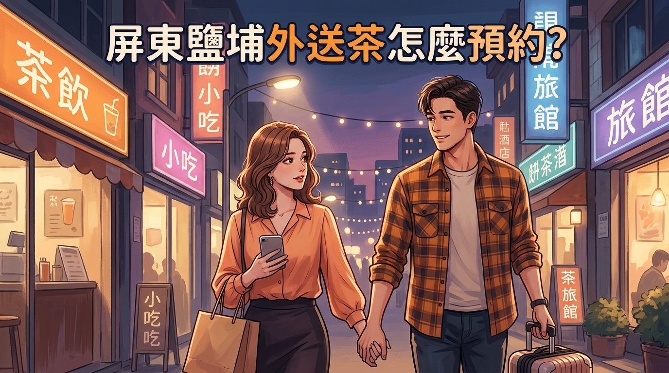 屏東鹽埔外送茶怎麼預約?