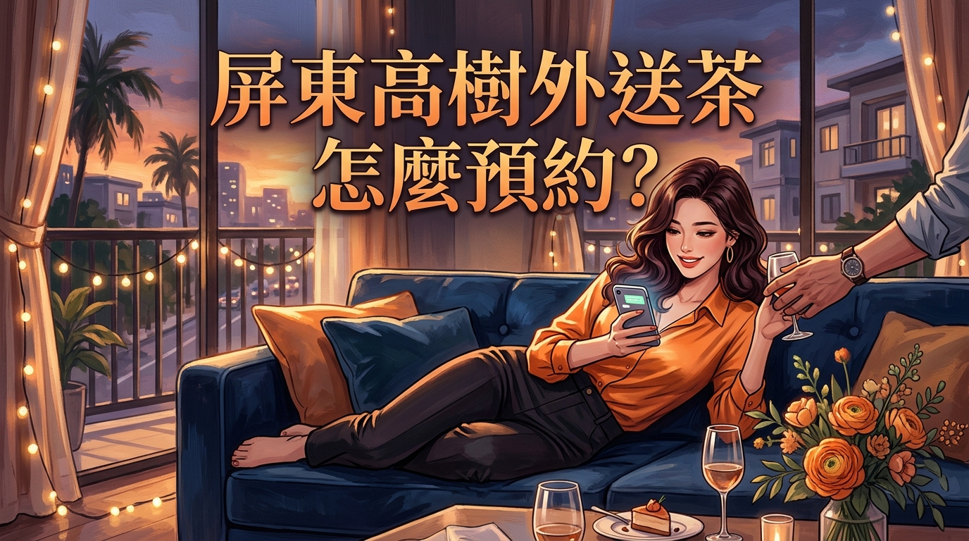 屏東高樹外送茶怎麼預約?