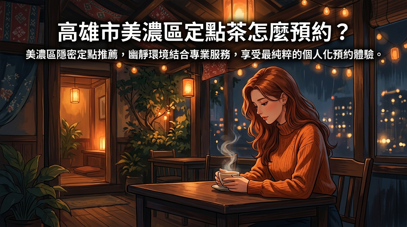 高雄市美濃區定點茶怎麼預約？ 美濃區隱密定點推薦，幽靜環境結合專業服務，享受最純粹的個人化預約體驗。