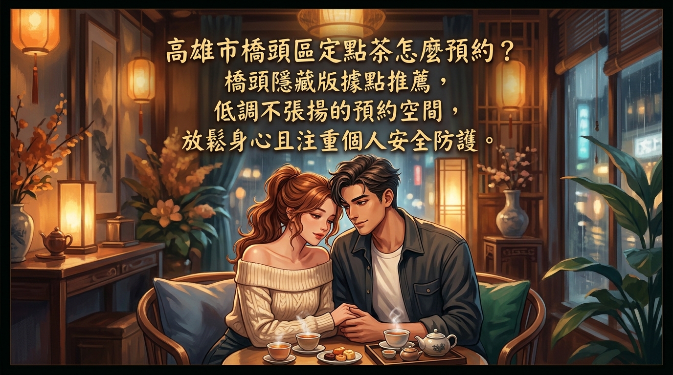 高雄市橋頭區定點茶怎麼預約？ 橋頭隱藏版據點推薦，低調不張揚的預約空間，放鬆身心且注重個人安全防護。