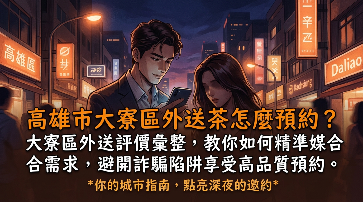 高雄市大寮區外送茶怎麼預約？ 大寮區外送評價彙整，教你如何精準媒合需求，避開詐騙陷阱享受高品質預約。