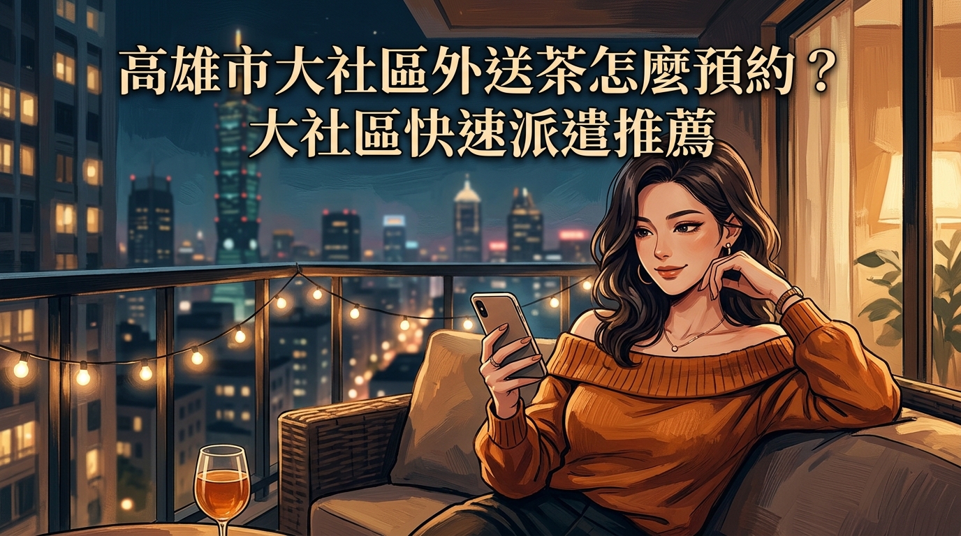 高雄市大社區外送茶怎麼預約？ 大社區快速派遣推薦，在地經營多年口碑保證，讓您的夜晚充滿驚喜與放鬆感受。