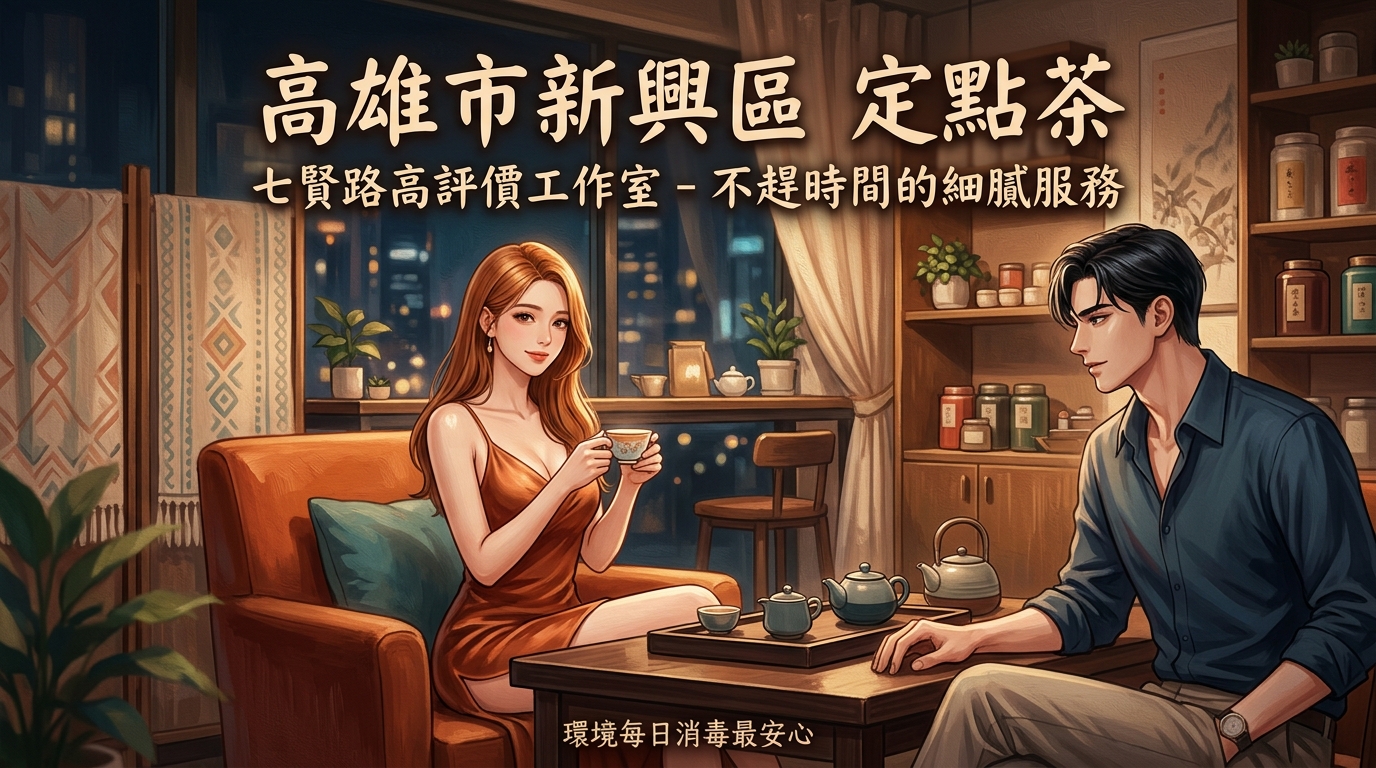 高雄市新興區定點茶怎麼預約? 七賢路高評價工作室,主打不趕時間的細膩服務,環境每日消毒最安心。
