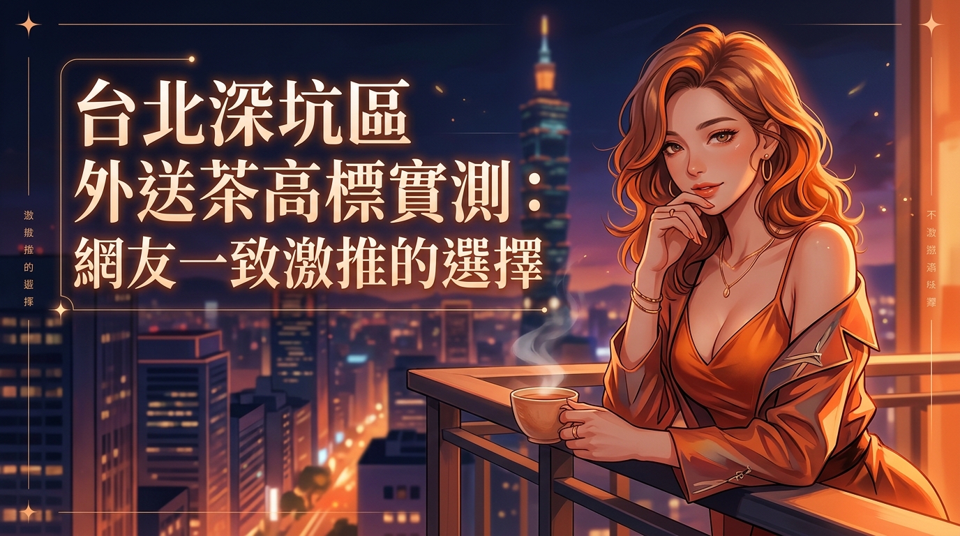 台北深坑區外送茶高標實測：網友一致激推的選擇