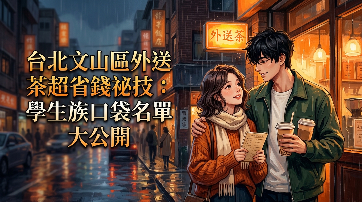 台北文山區外送茶超省錢祕技：學生族口袋名單大公開
