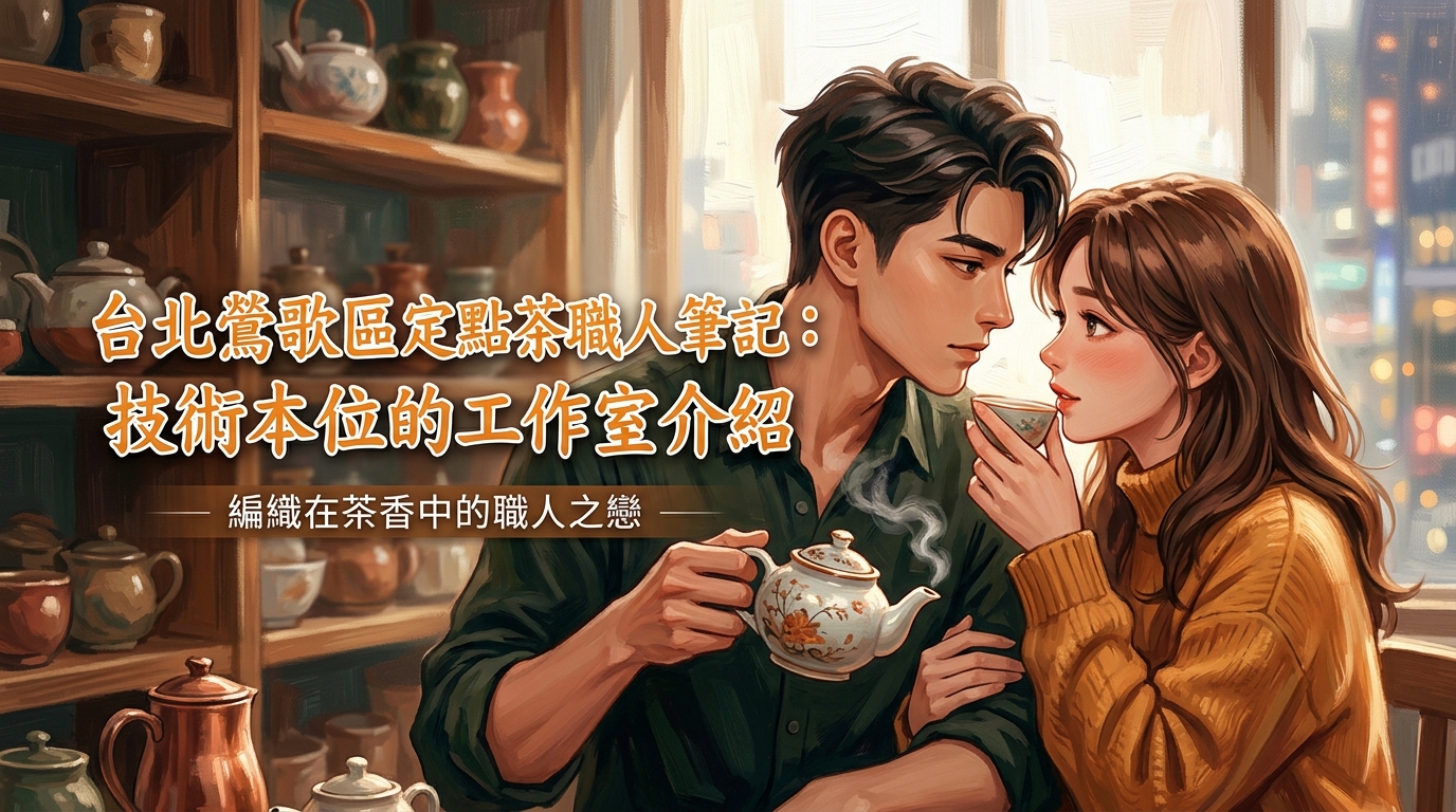 台北鶯歌區定點茶職人筆記：技術本位的工作室介紹