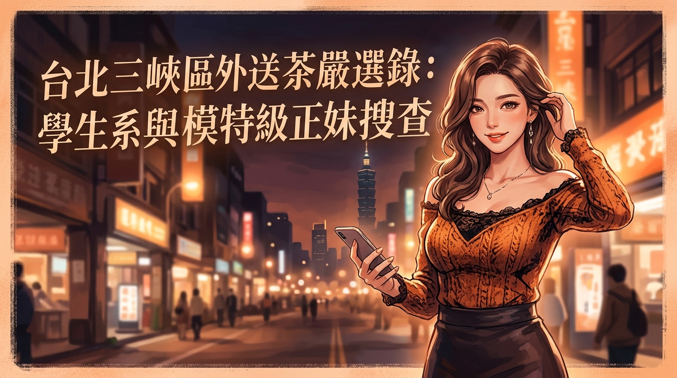 台北三峽區外送茶嚴選錄：學生系與模特級正妹搜查