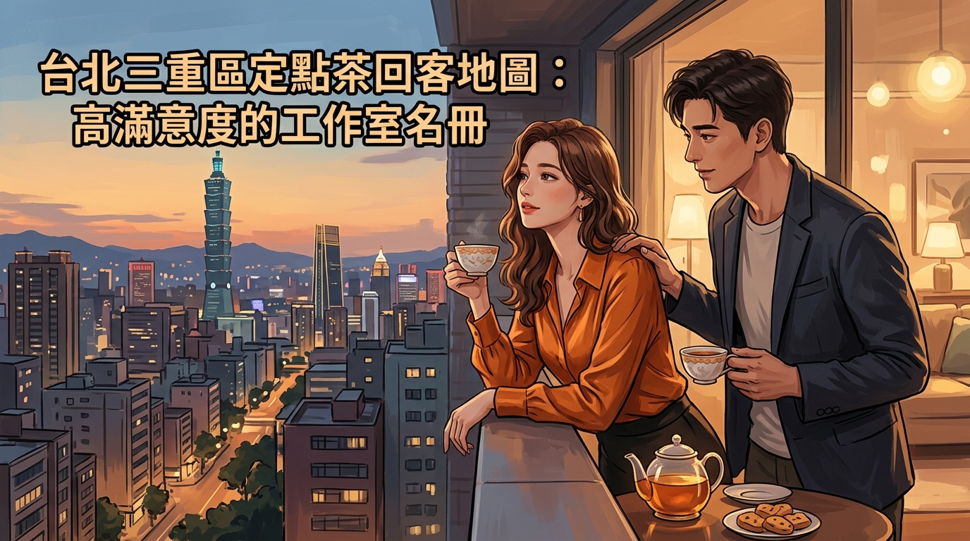 台北三重區定點茶回客地圖：高滿意度的工作室名冊