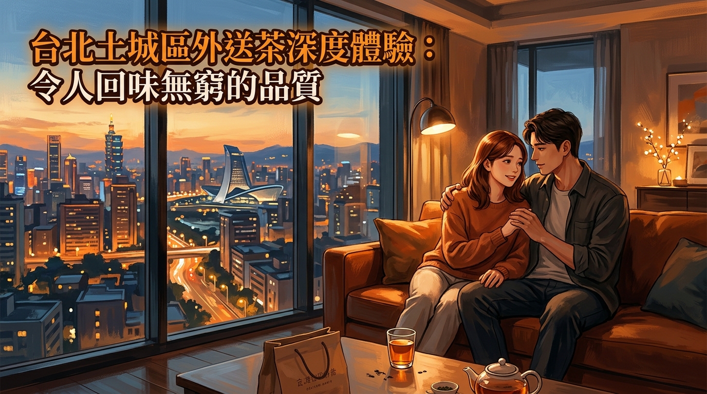 台北土城區外送茶深度體驗：令人回味無窮的品質