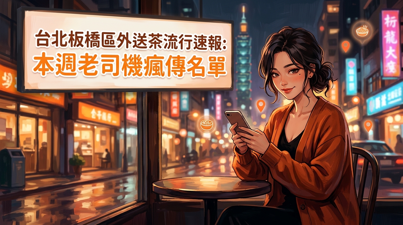 台北板橋區外送茶流行速報：本週老司機瘋傳名單