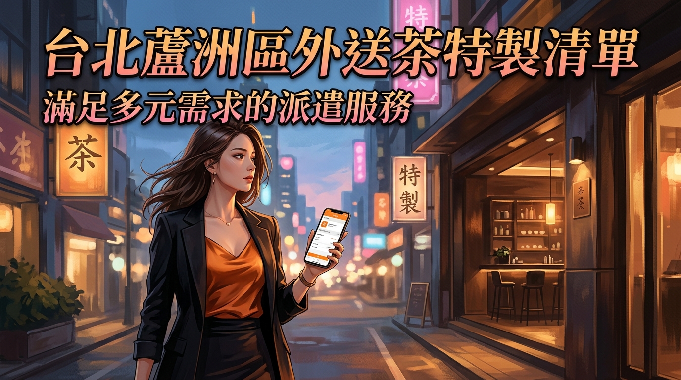 台北蘆洲區外送茶特製清單：滿足多元需求的派遣服務