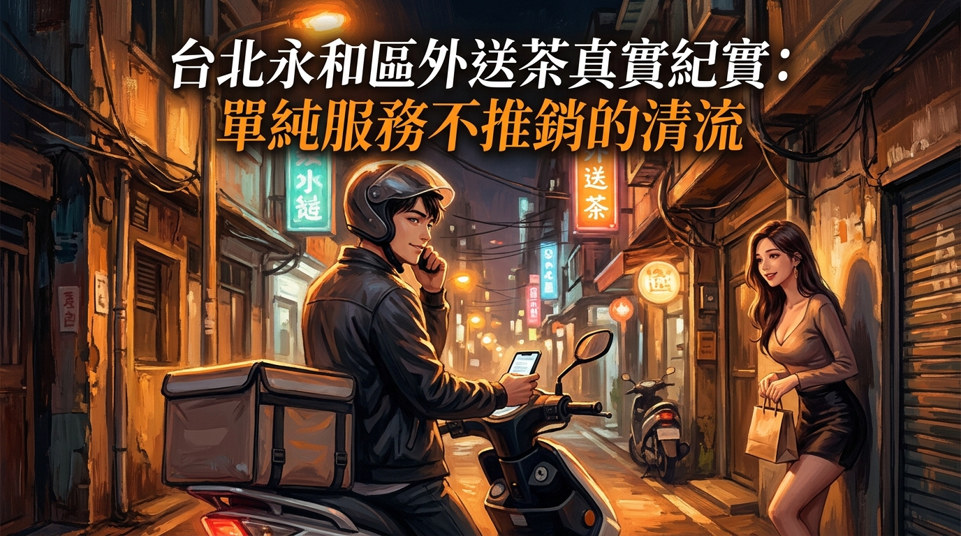 台北永和區外送茶真實紀實：單純服務不推銷的清流