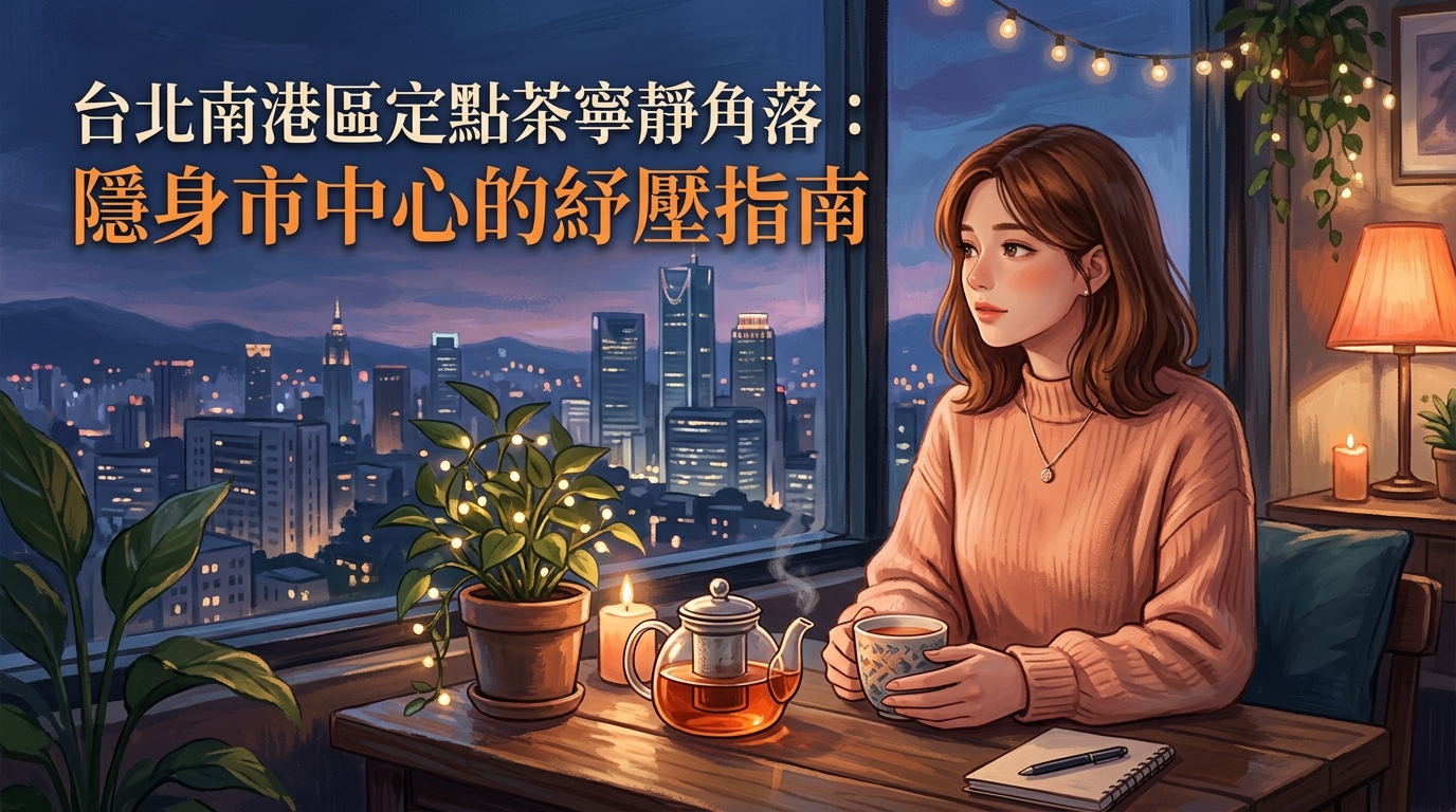 台北南港區定點茶寧靜角落：隱身市中心的紓壓指南