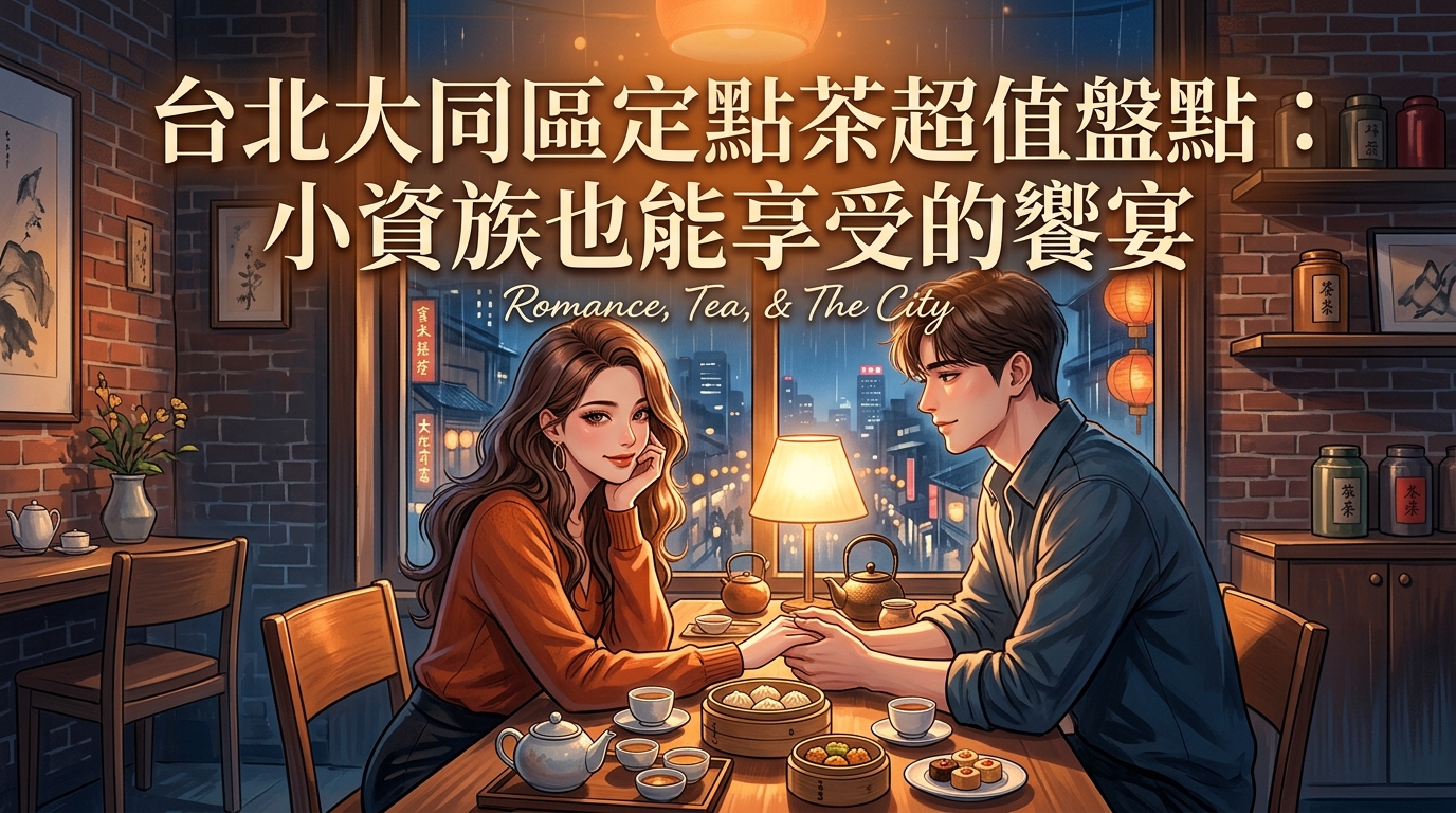 台北大同區定點茶超值盤點：小資族也能享受的饗宴