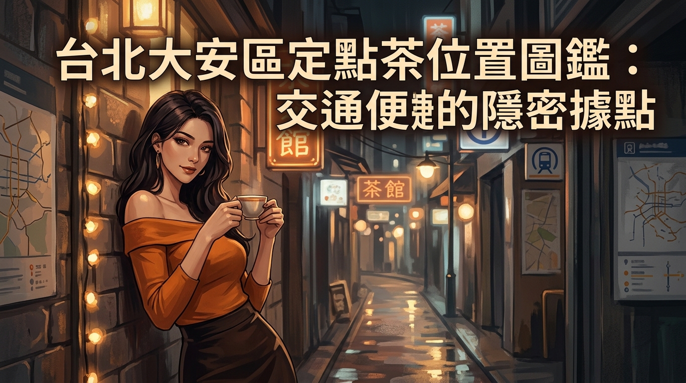 台北大安區定點茶位置圖鑑：交通便捷的隱密據點