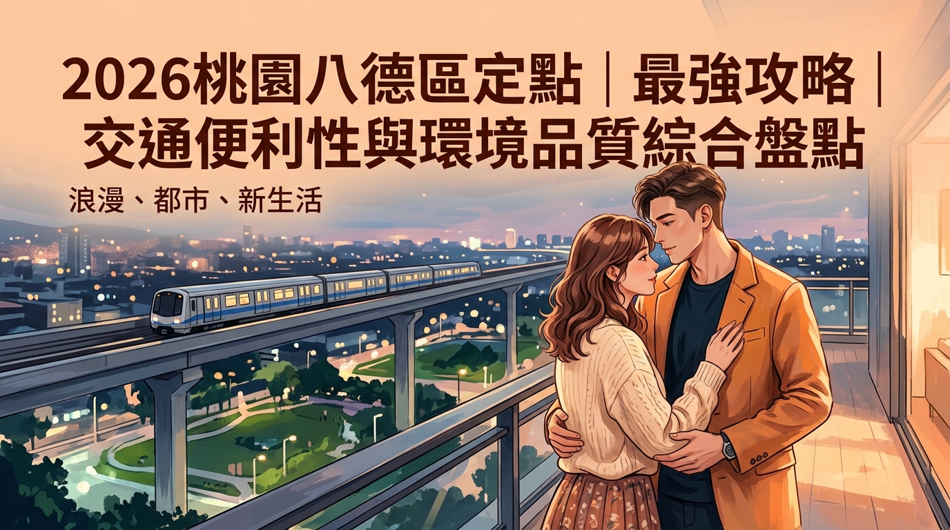 2026桃園八德區定點｜最強攻略｜交通便利性與環境品質綜合盤點