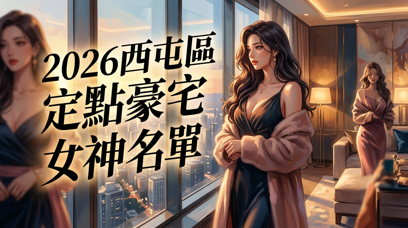 2026西屯區定點豪宅女神名單排