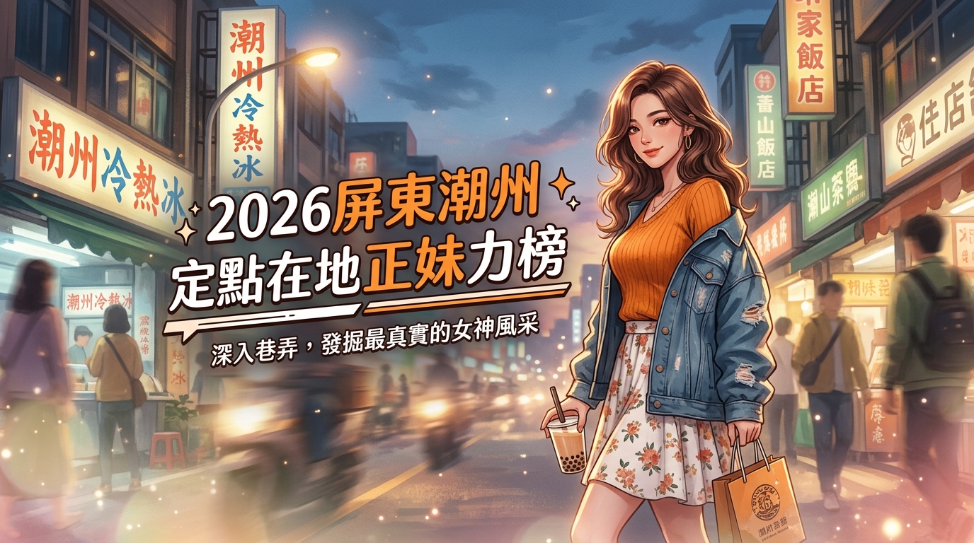 2026屏東潮州定點在地正妹戰力榜