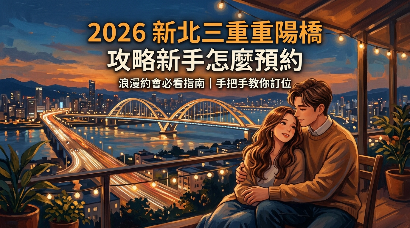 2026 新北三重重陽橋 攻略新手怎麼預約