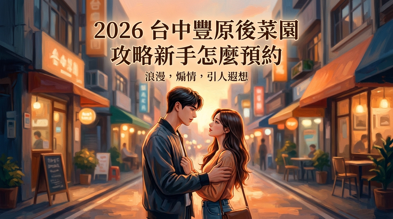 2026 台中豐原後菜園 攻略新手怎麼預約