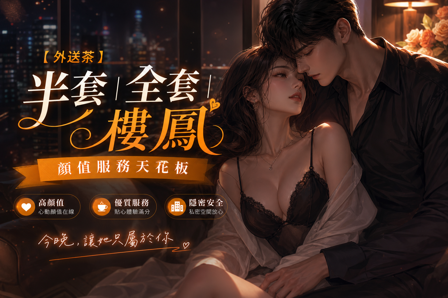 【外送茶】半套｜全套｜樓鳳 顏值服務天花板