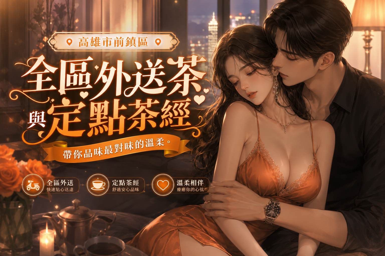 【高雄市前鎮區】全區外送茶與定點茶經，帶你品味最對味的溫柔。