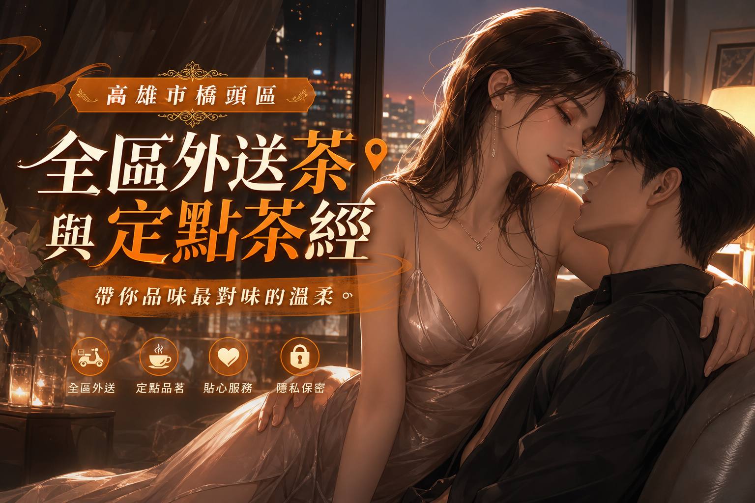 【高雄市橋頭區】全區外送茶與定點茶經，帶你品味最對味的溫柔。